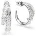 Swarovski Vienna Hoop Earrings - Silver - Swarovski