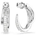 Swarovski Vienna Hoop Earrings - Silver - Swarovski