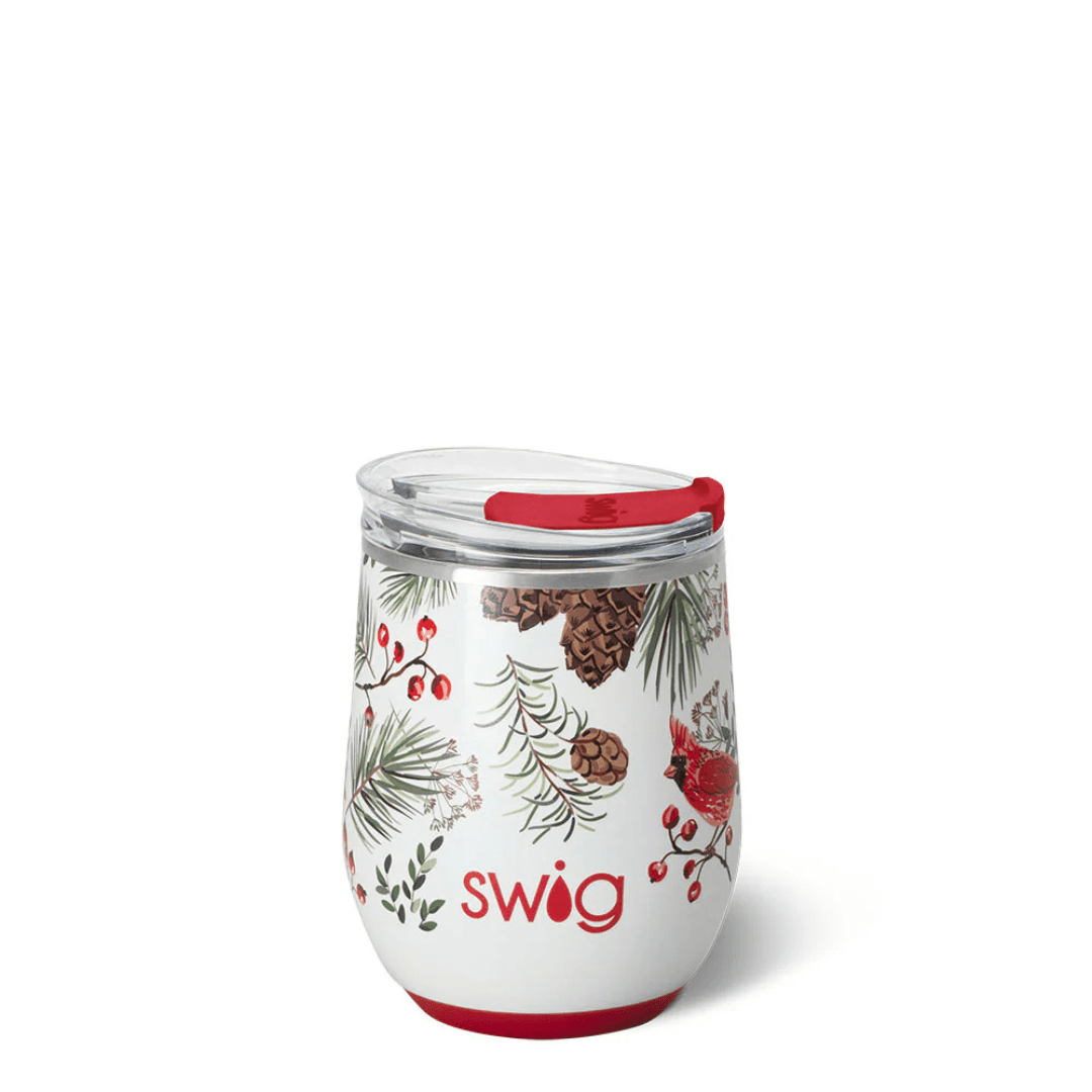 Swig Christmas Stemless Wine Cup - Swig