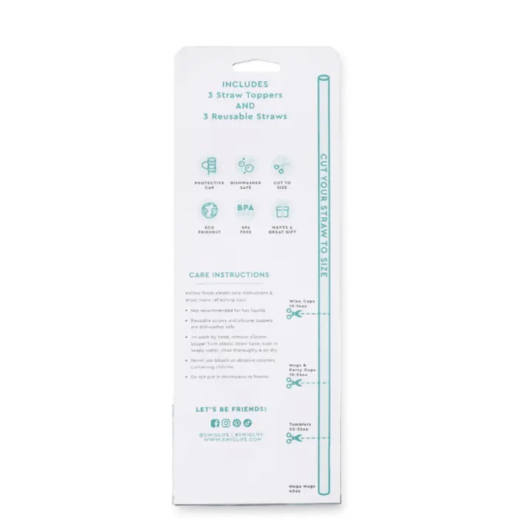 Swig Christmas Straw Topper Set - Swig