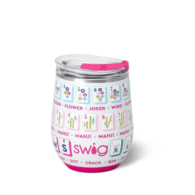 Swig Stemless Wine Cup - 12oz - Mahjong - Swig