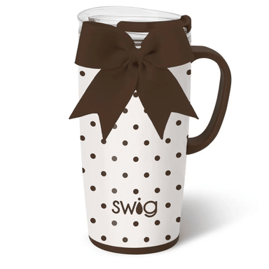 Swig Travel Mug - Mocha Dots - Swig