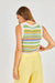 Sylvia Stripe Sweater Vest - Sadie & Sage