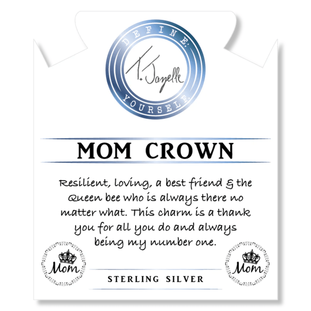 T. Jazelle Mom Crown Charm Bracelet - Super 7 - T. Jazelle