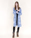 Tartan Coatigan - Denim - Very Moda