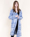 Tartan Coatigan - Denim - Very Moda