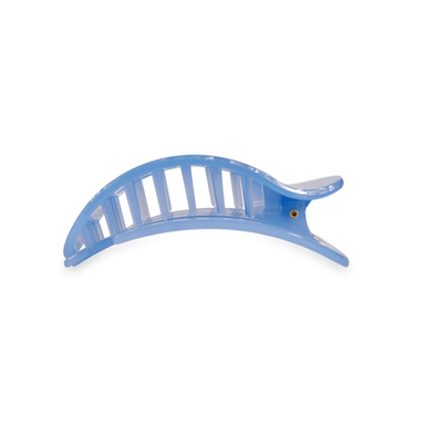 Teleties Flat Round Hair Clip - Blue Lagoon - Teleties