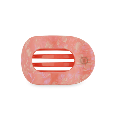 Teleties Flat Round Hair Clip - Dreamsicle - Teleties