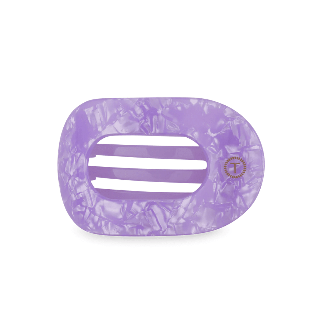 Teleties Flat Round Hair Clip - Lavender Mist - Medium - Teleties