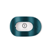 Teleties Flat Round Hair Clip - Teal With It - Teleties