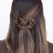 Teleties Flat Round Hair Clip - Tortoise - Medium - Teleties
