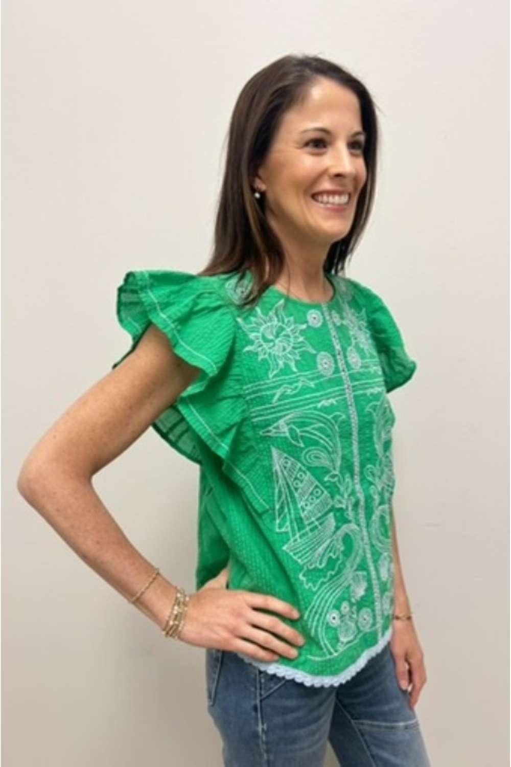 THML Green Top - THML Clothing