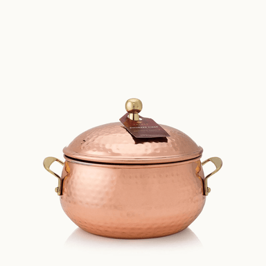 Thymes Copper Pot 3 - Wick Candle - Simmered Cider - Thymes