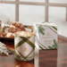 Thymes Frasier Fir Frosted Plaid Votive Candle - Thymes
