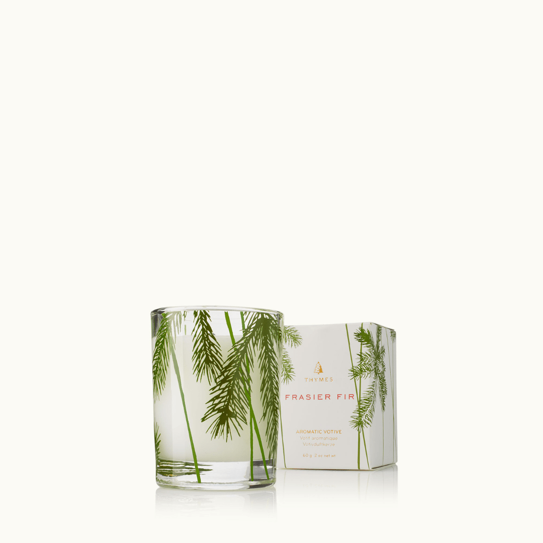 Thymes Frasier Fir Pine Needle Votive Candle - Thymes