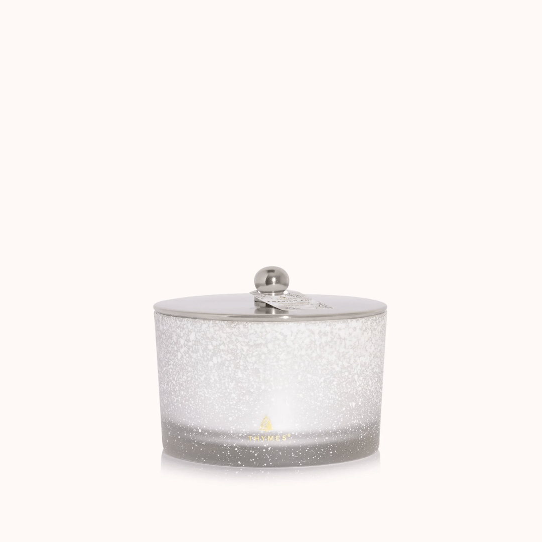 Thymes Large Poured Candle - 3 - Wick Flocked - Thymes