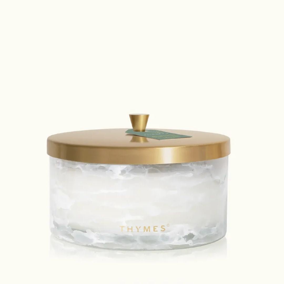 Thymes Tidings 4 Wick Candle 21oz In Frasier Fir - Thymes