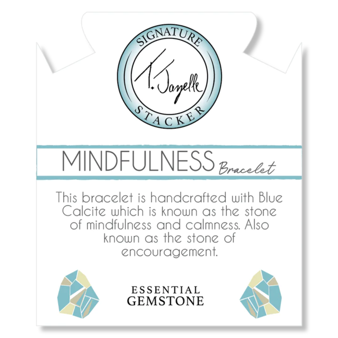 T. Jazelle Mindfulness Bracelet - Blue Calcite