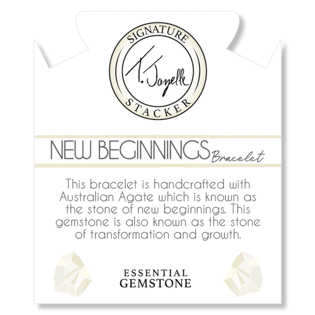 T. Jazelle New Beginnings Bracelet - Australian Agate