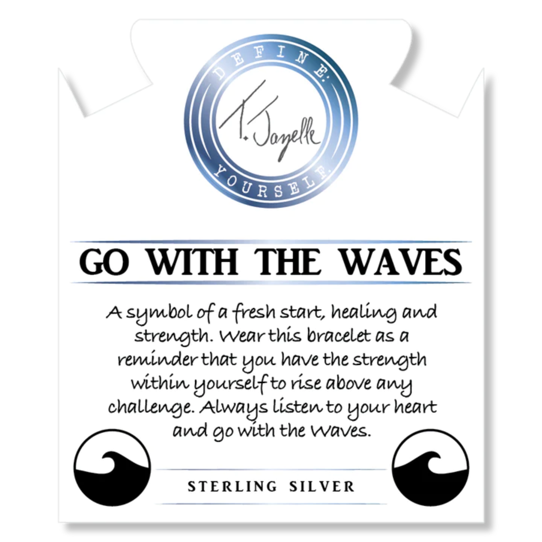 T. Jazelle Go with the Waves Charm Bracelet - K2 Stone
