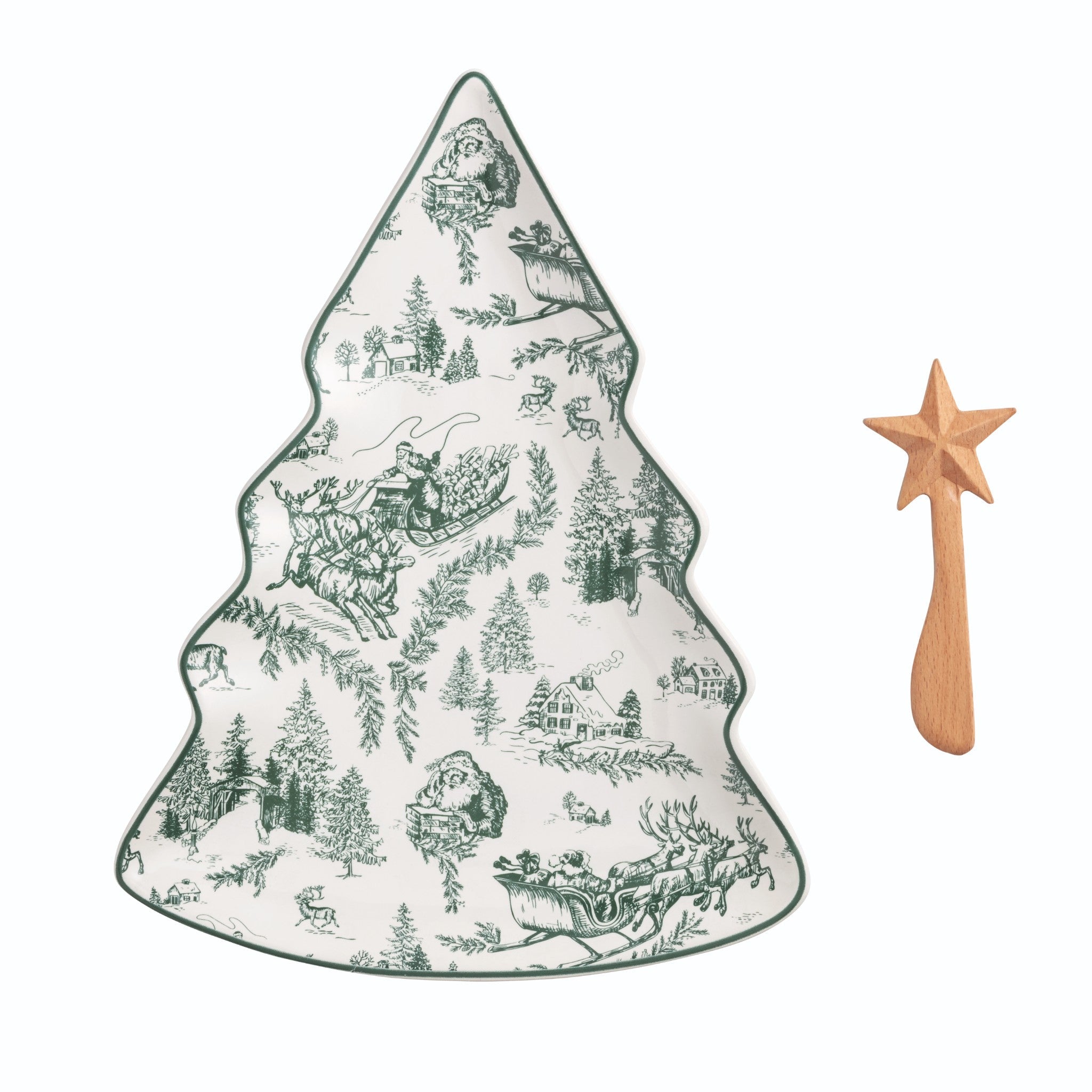 Toile Tree Platter Set - Mud Pie