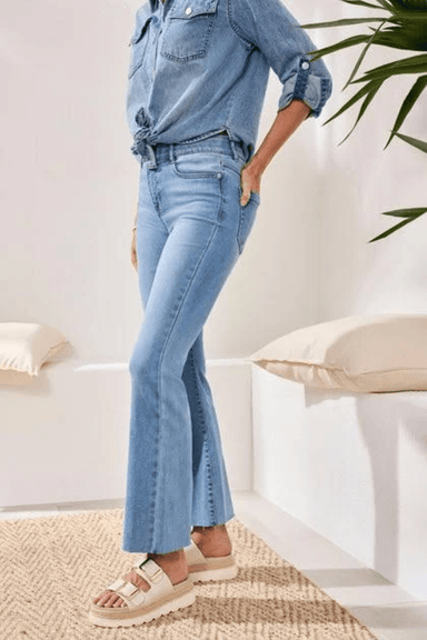 Tribal Audrey Hugging Flare Jeans - Tribal Sportswear