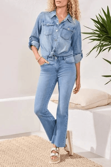 Tribal Audrey Hugging Flare Jeans - Tribal Sportswear