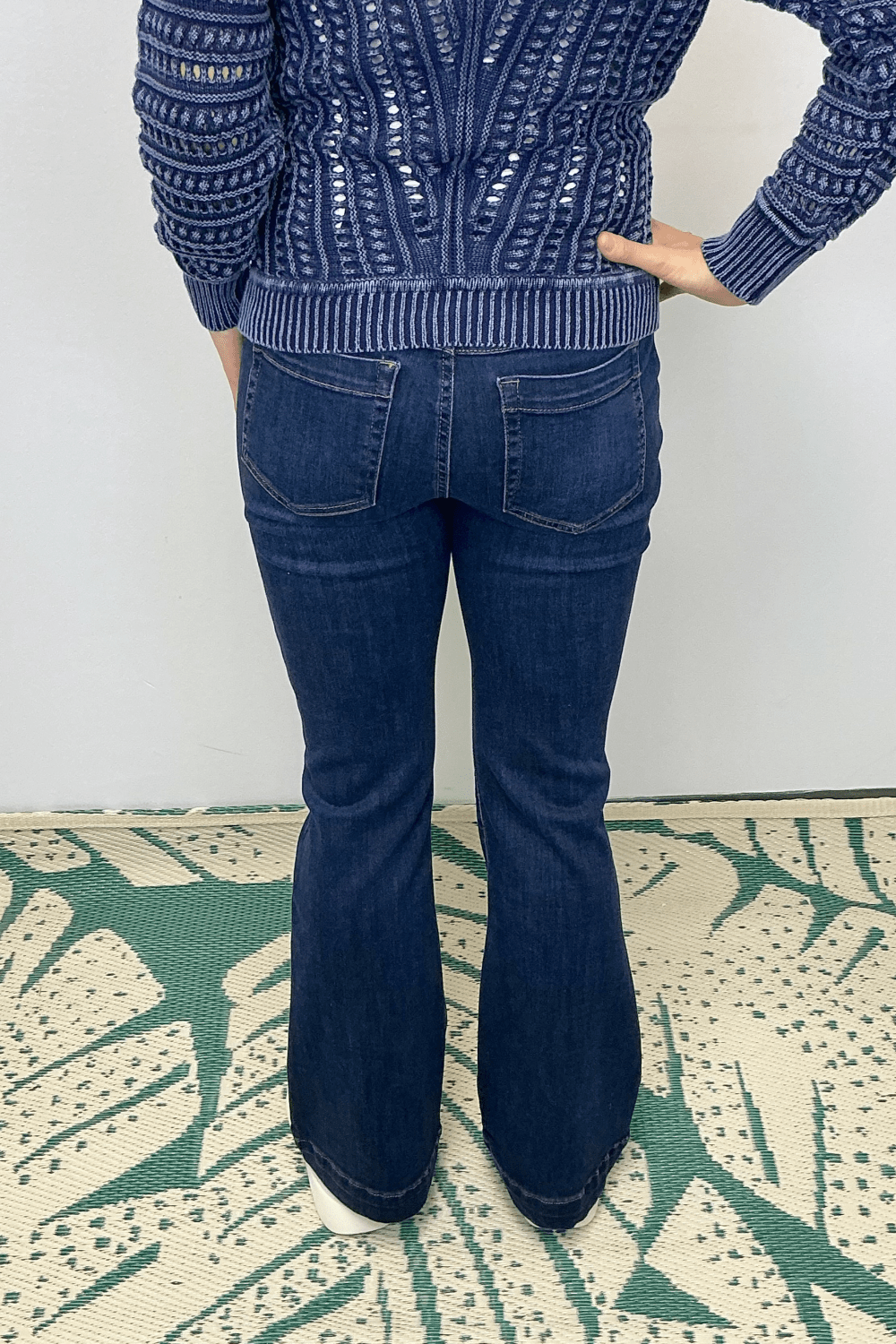 Tribal Audrey Pull On Flare Jeans - Tribal Sportswear