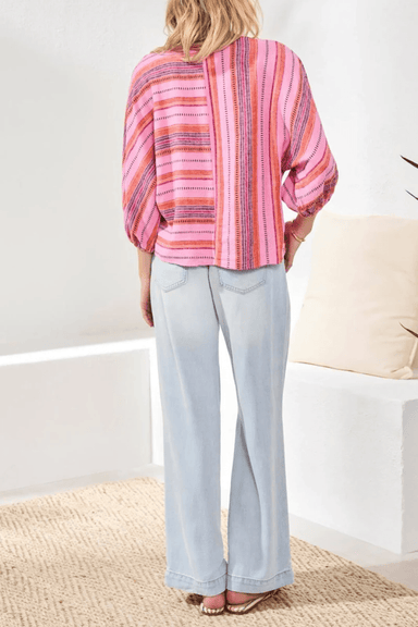 Tribal Boat Neck Dolman SLV Blouse - Tribal Sportswear