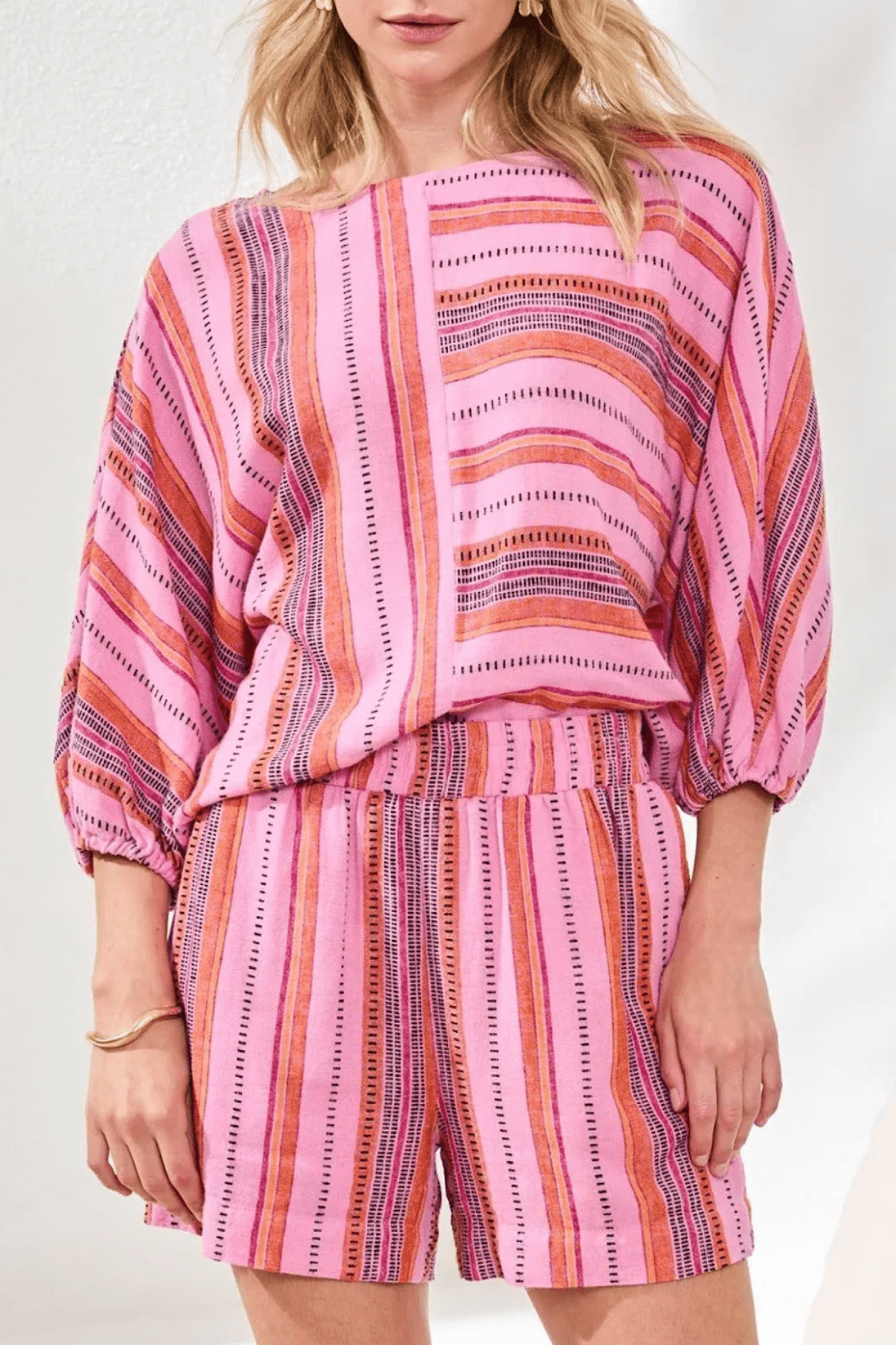 Tribal Boat Neck Dolman SLV Blouse - Tribal Sportswear