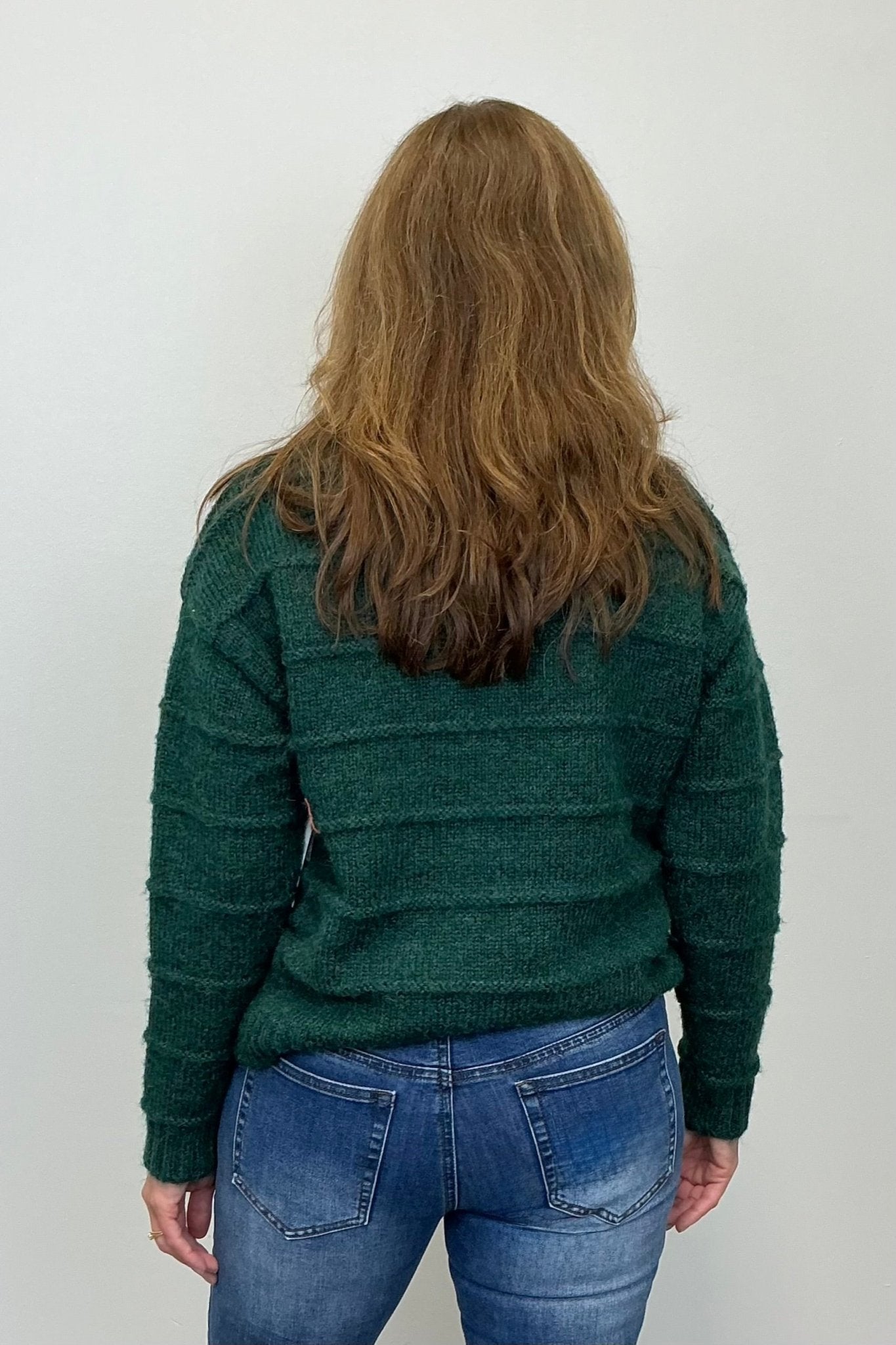 Tribal Crew Neck Sweater - Opal Green - Tribal Sportswear