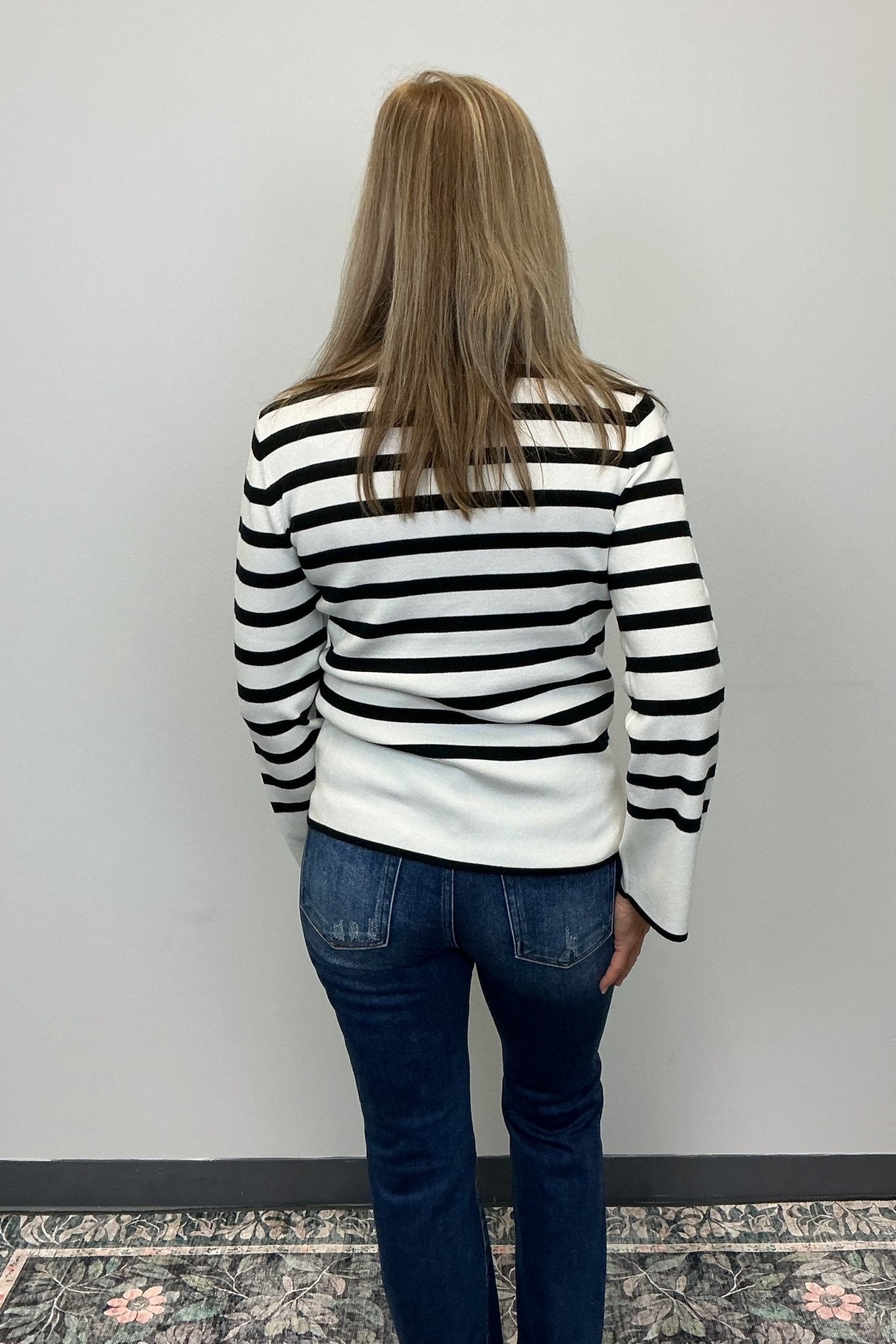 Tribal Longsleeve Funnel Neck Sweater - Cream - Tribal Sportswear