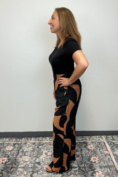 Tribal Pull On Pant with Smocked Back - Bran - Tribal Sportswear