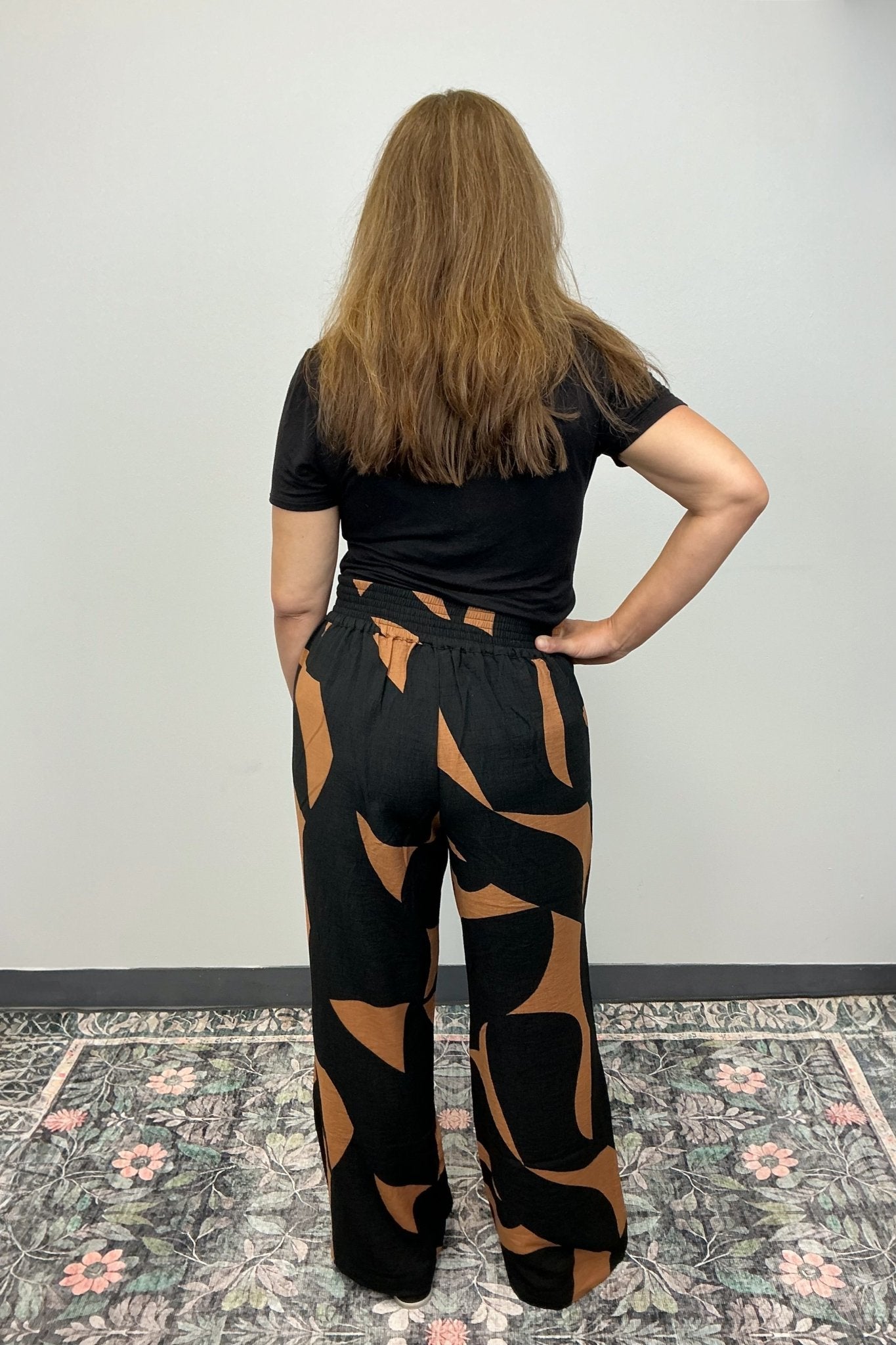 Tribal Pull On Pant with Smocked Back - Bran - Tribal Sportswear