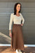 Tribal Pull on Pleated Skirt- Hickory - Tribal Sportswear