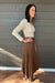 Tribal Pull on Pleated Skirt- Hickory - Tribal Sportswear