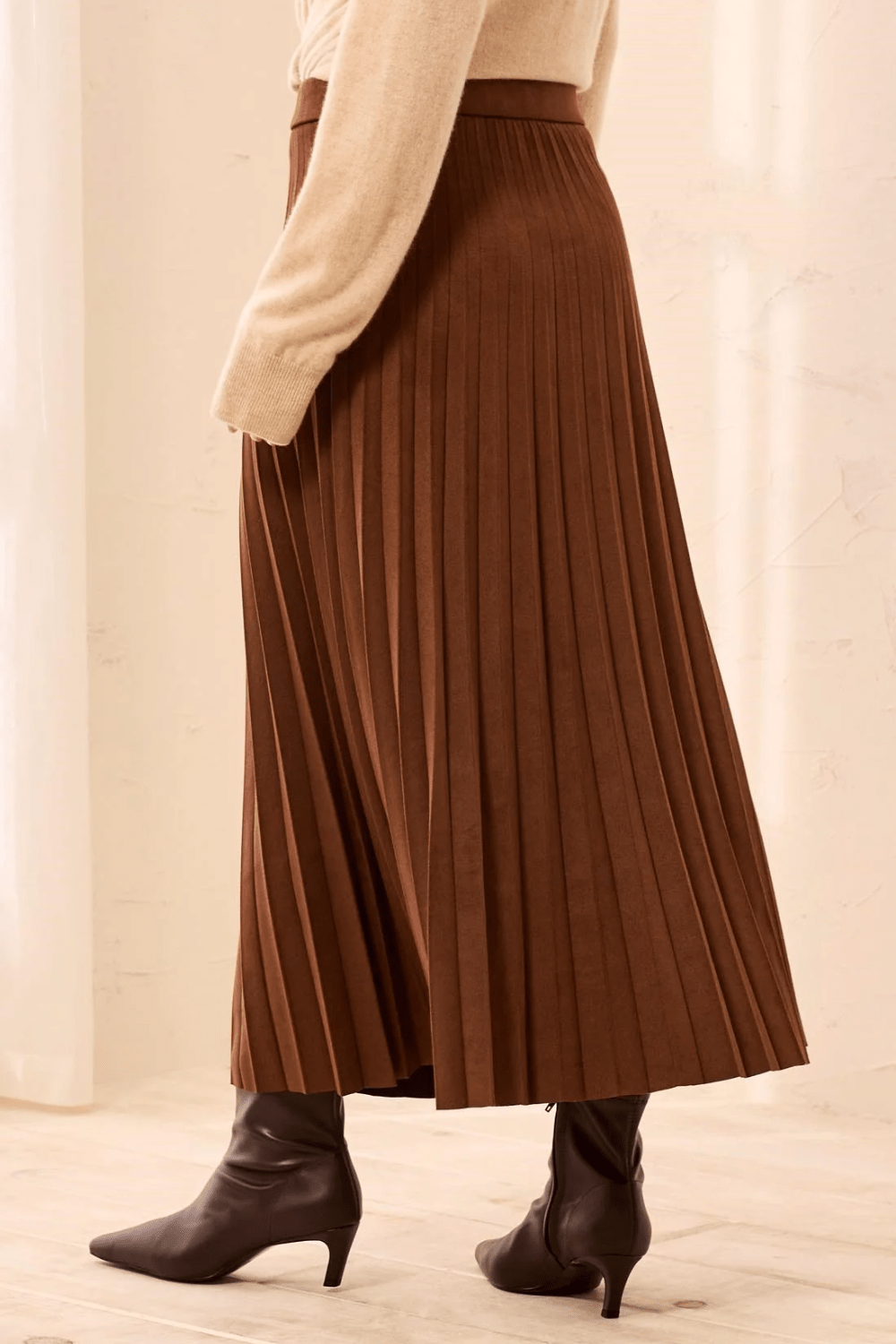 Tribal Pull on Pleated Skirt- Hickory - Tribal Sportswear