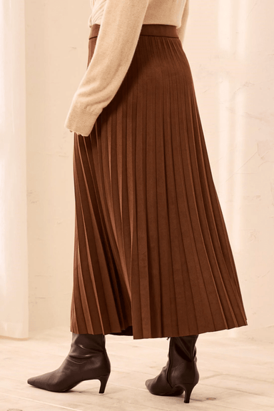 Tribal Pull on Pleated Skirt- Hickory - Tribal Sportswear
