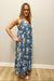 Tribal Sportswear Maxi Dress with Bottom Frill - Tribal Sportswear