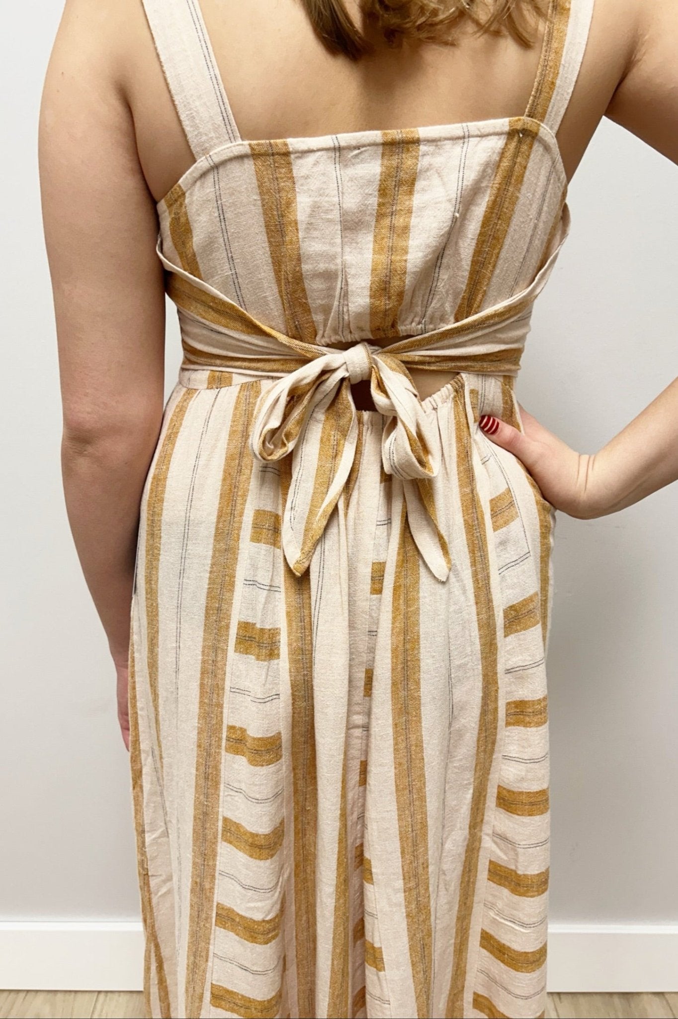 Tribal Sportswear Maxi Dress with Inserts & Sash - Tribal Sportswear