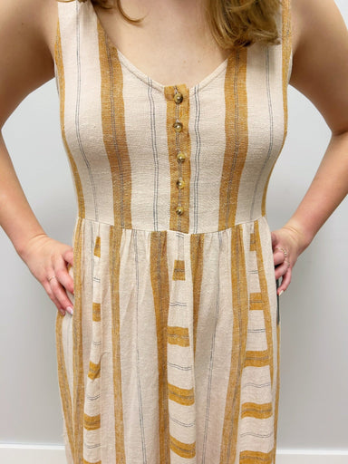 Tribal Sportswear Maxi Dress with Inserts & Sash - Tribal Sportswear