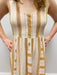 Tribal Sportswear Maxi Dress with Inserts & Sash - Tribal Sportswear