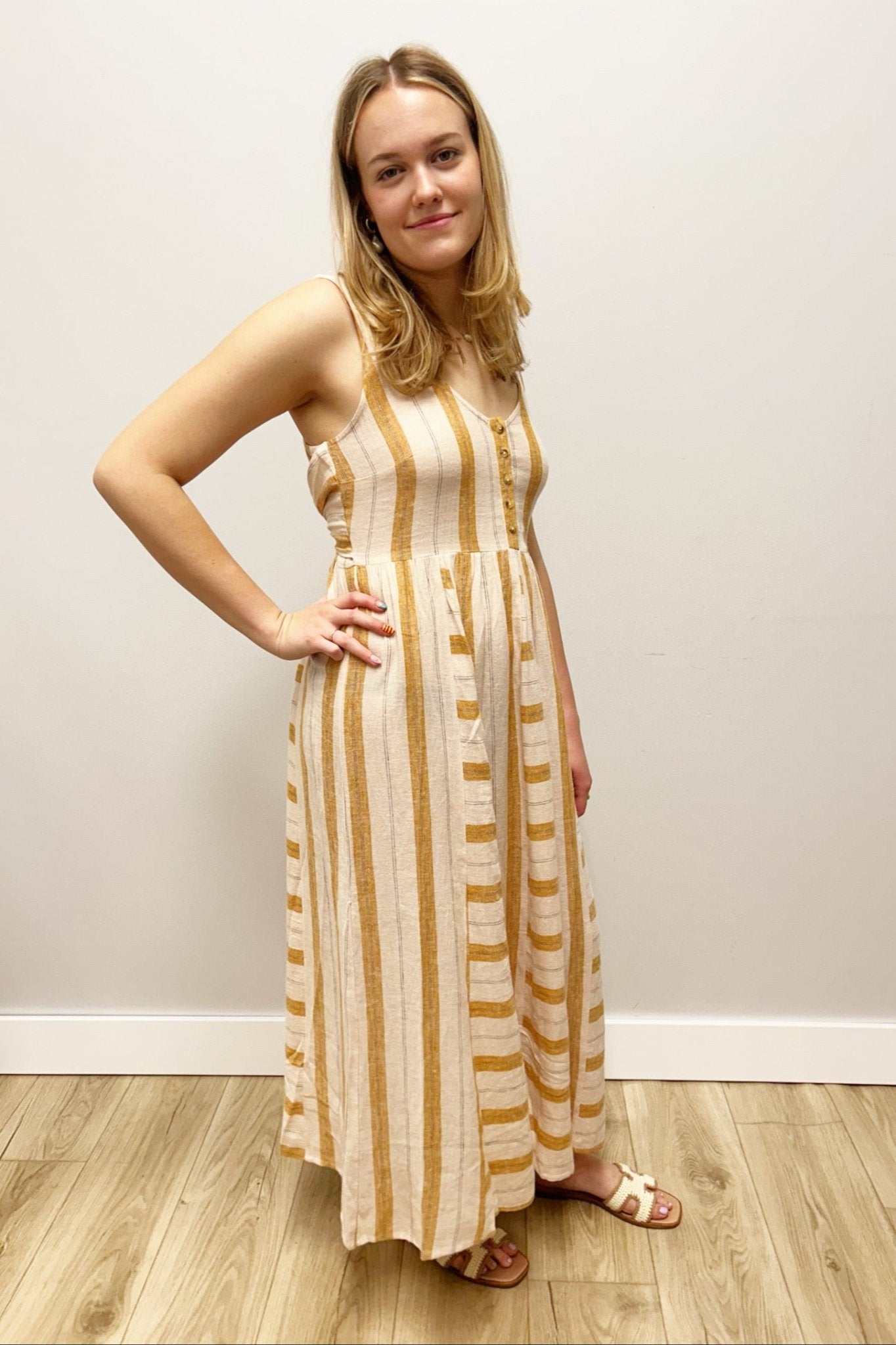 Tribal Sportswear Maxi Dress with Inserts & Sash - Tribal Sportswear