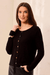 Tribal Wear Two Ways Top/Cardi- Black - Tribal Sportswear