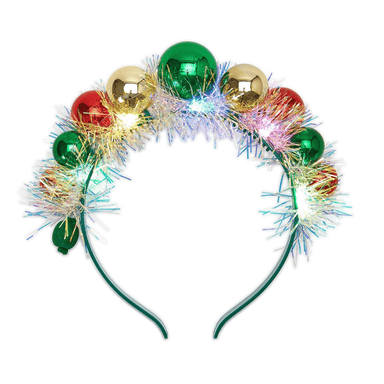 Two's Company Light Up Baubles Headband - Two's Company