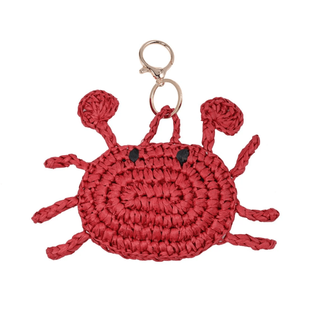 Urban Expressions Crab Keychain Charm - Red - Urban Expressions
