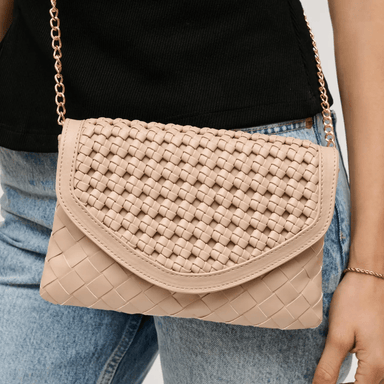 Urban Expressions Emma Woven Crossbody - Natural - Urban Expressions