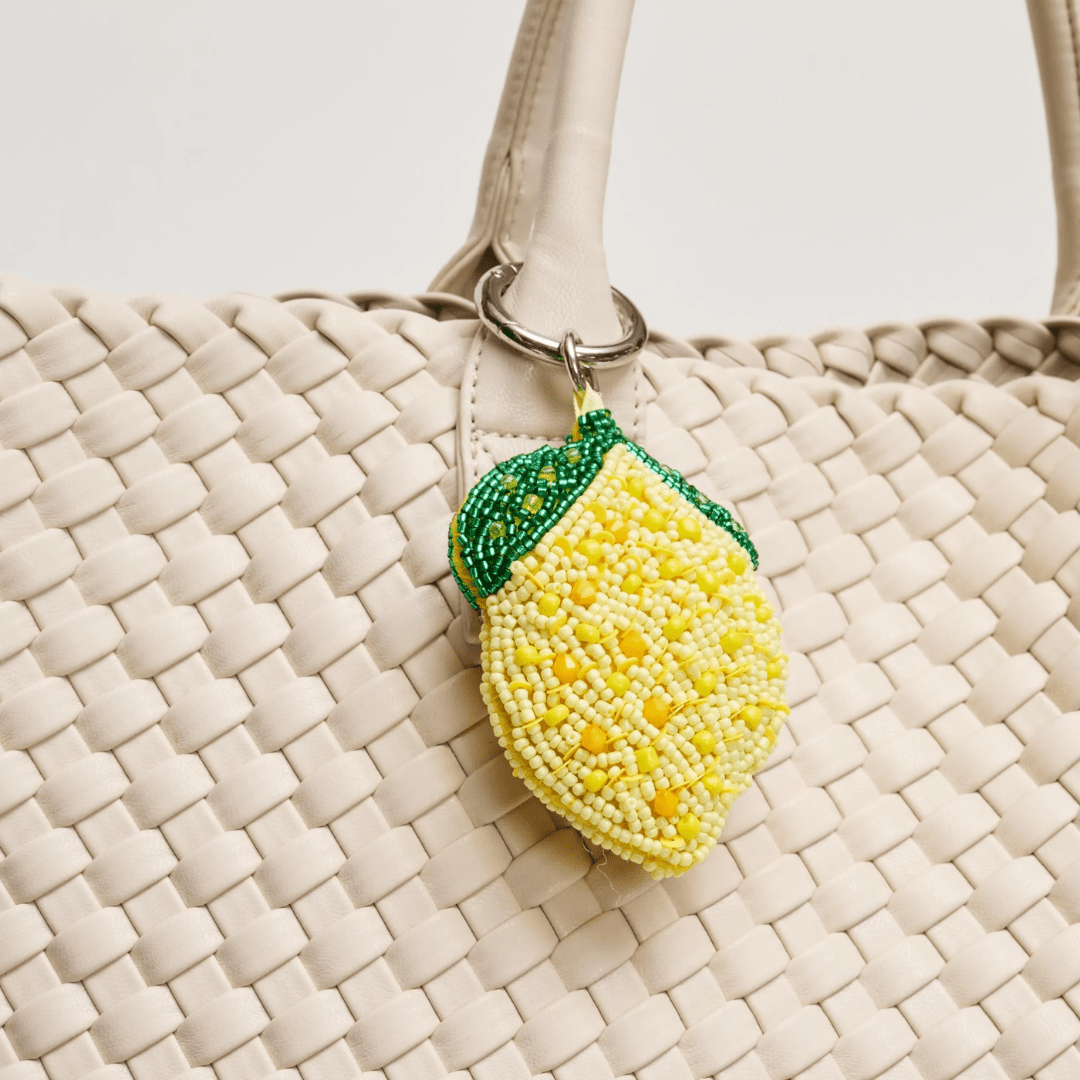Urban Expressions Fruity Keychain Charm - Lemon - Urban Expressions