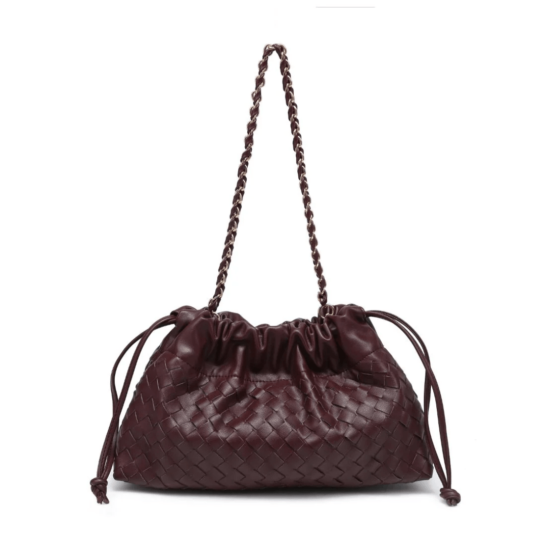 Urban Expressions Sawyer Shoulder Bag - Burgundy - Urban Expressions