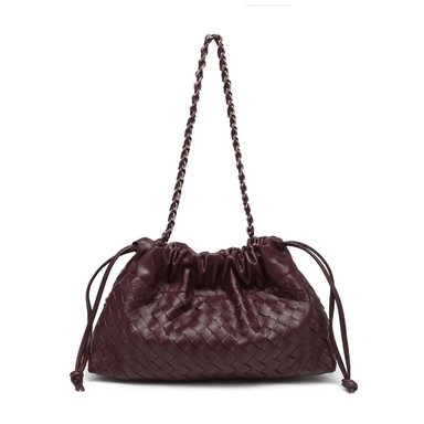 Urban Expressions Sawyer Shoulder Bag - Burgundy - Urban Expressions
